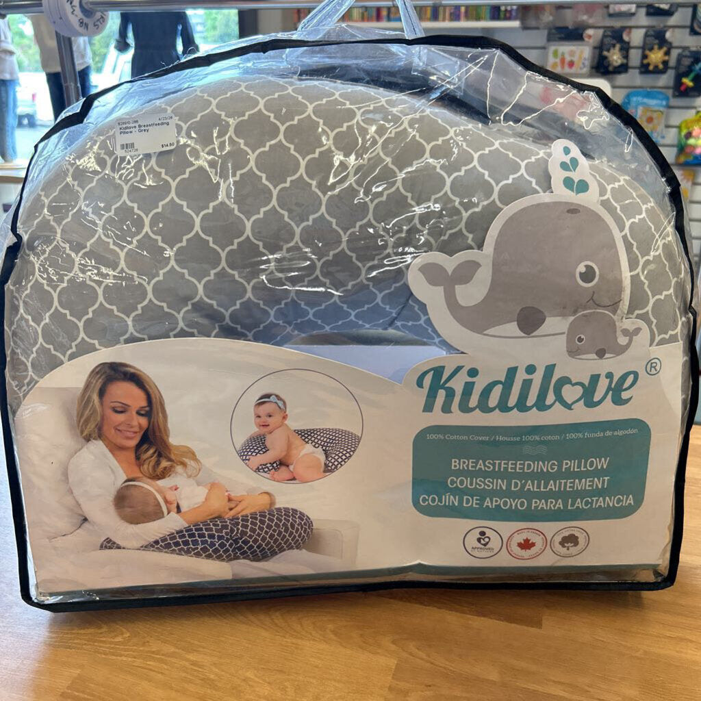 Kidilove Breastfeeding Pillow - Grey