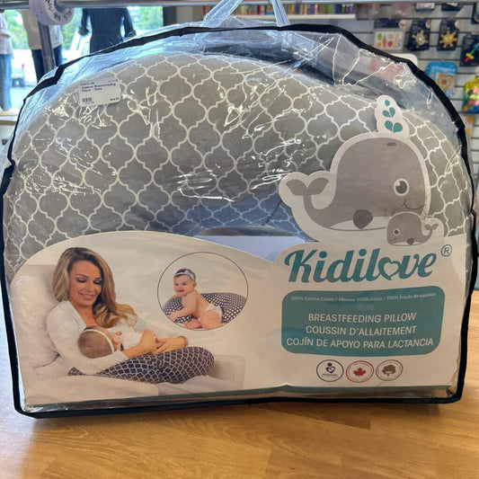 Kidilove Breastfeeding Pillow - Grey