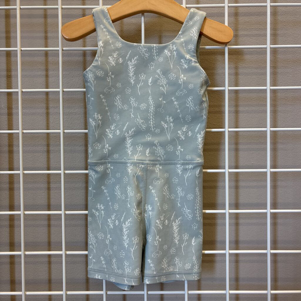 Tullabee Floral Tank Romper - 3/4