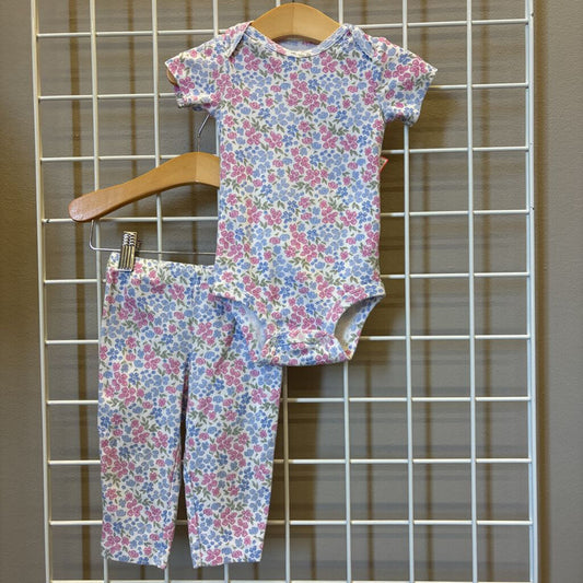Carter's Floral Two Pc Set - 12m