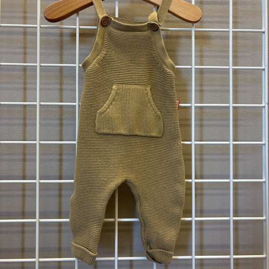 Little Planet Knit Overalls - 6m