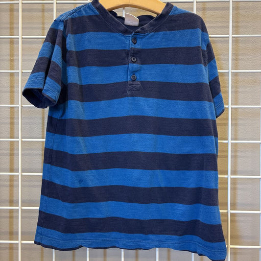 Hanna Andersson Stripe Henley SS Tee - 8