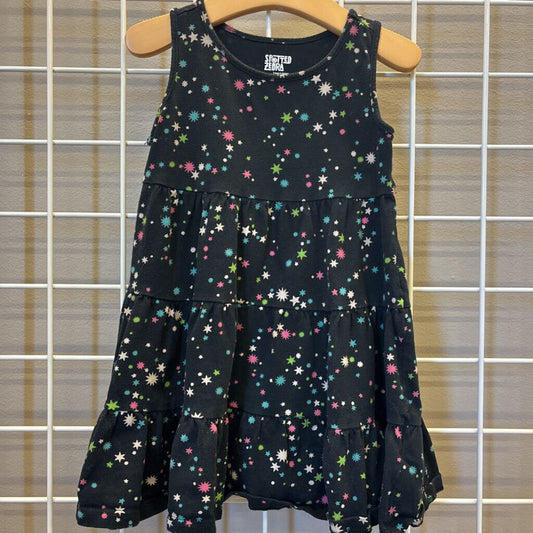 Spotted Zebra Star Tank Dress - 4T