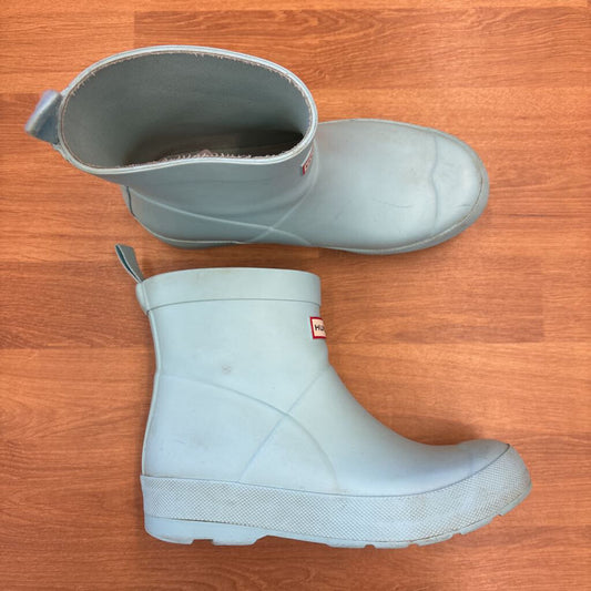 Hunter Blue Ankle Rain Boots - UK Size 2