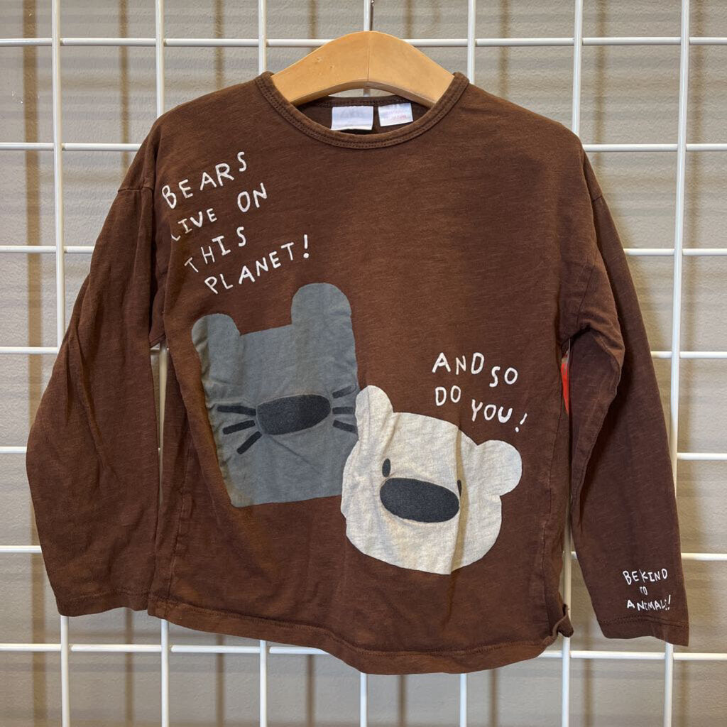 Zara Bear LS Tee - 4/5