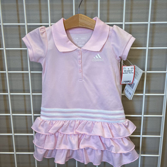 NWT Adidas SS Polo Dress w/ Bloomers - 12m