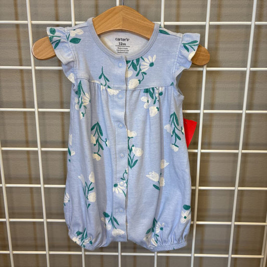 Carter's Floral Bubble Romper - 12m