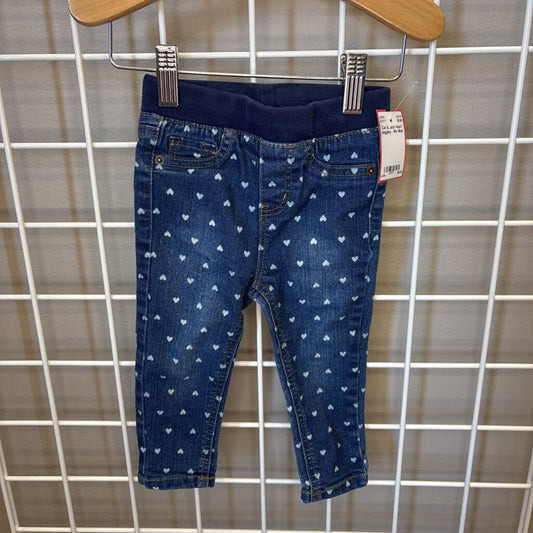 Cat & Jack Heart Jegging - 18m
