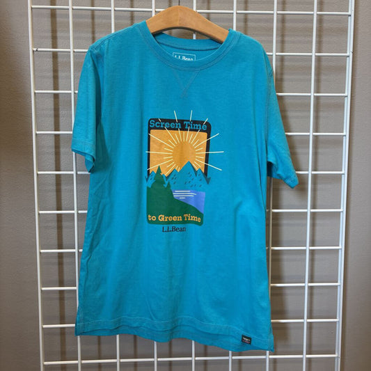 L.L. Bean Green Time SS Tee - 10/12