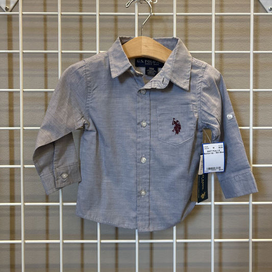NWT Polo LS Button Up - 18m
