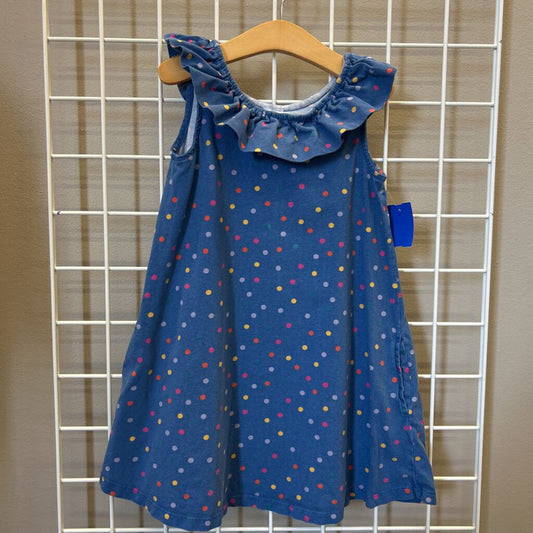 Hanna Andersson Ruffle Dot Tank Dress - 6/7