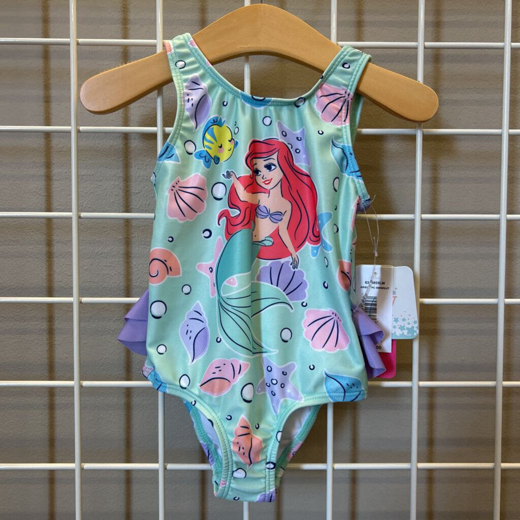 NWT Disney Baby Ariel One Pc Swim - 18m