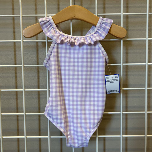 Carter's Gingham One Pc Swim - 18m
