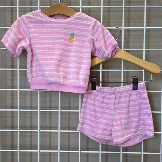 Carter's Terrycloth Pineapple Two Pc Set - 12m