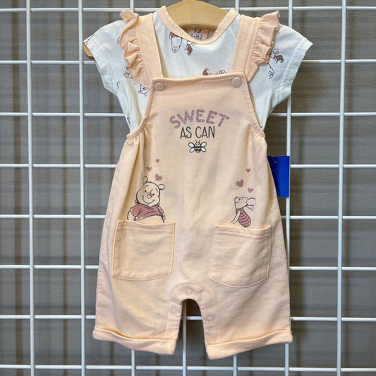 Disney Baby Pooh Overalls Set - 12m