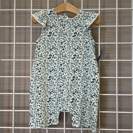 NWT Deux Nar Deux Floral Short Romper - 24m