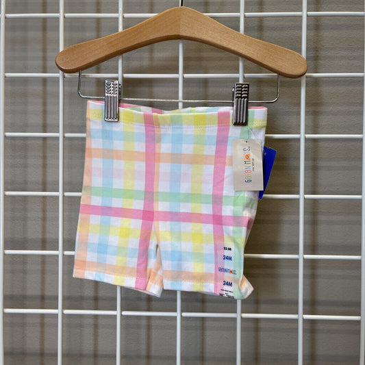 NWT Garanimals Plaid Spandex Shorts - 24m