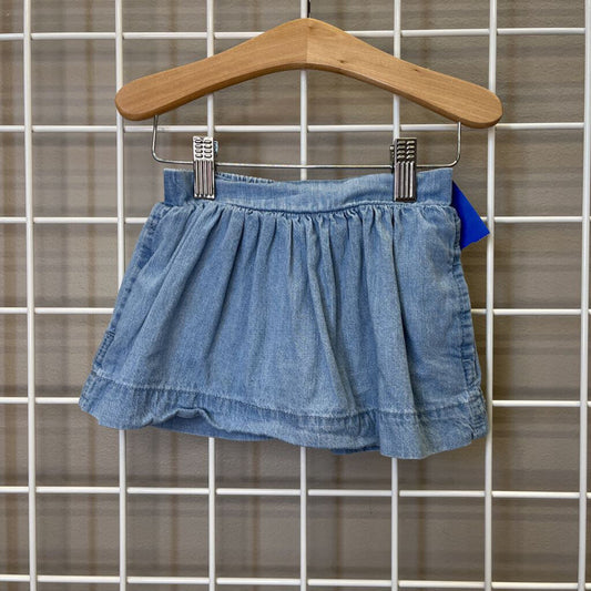 Cat & Jack Chambray Skort - 2T