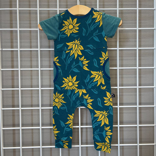 Rags Daisy SS Romper - 3/6m