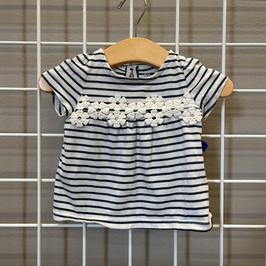 Baby Gap Stripe SS Tee - 3/6m