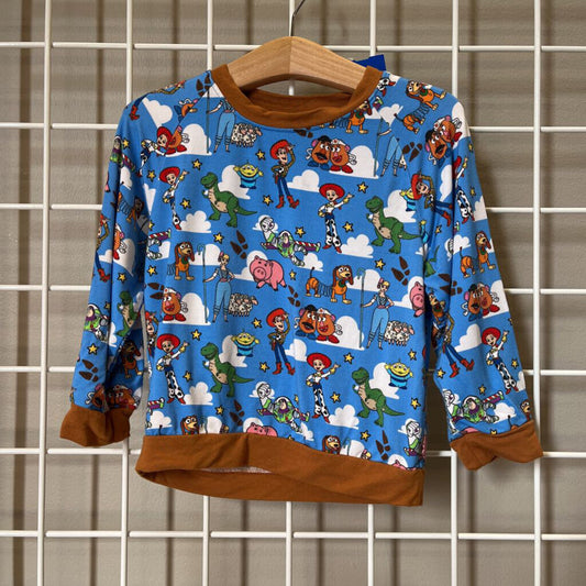 Little Moon Bamboo Toy Story Crewneck - 3T