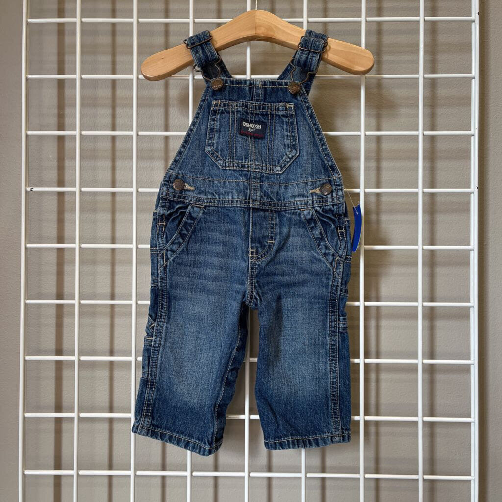 Osh Kosh Denim Overalls 6m