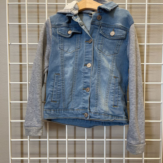 Soho Blue Hoodie Denim Jacket - 10/12