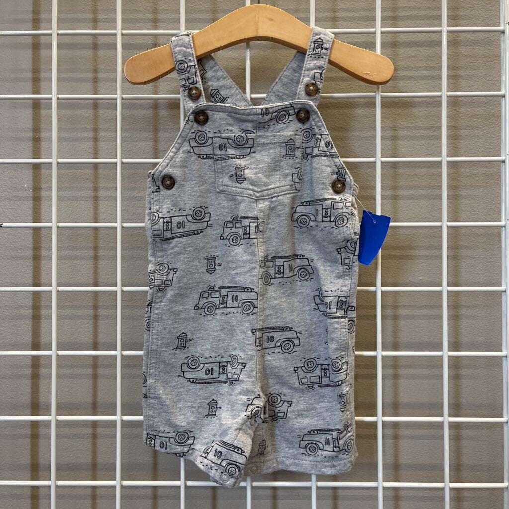Carter's Firetruck Soft Overalls - 24m