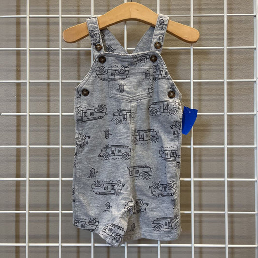 Carter's Firetruck Soft Overalls - 24m