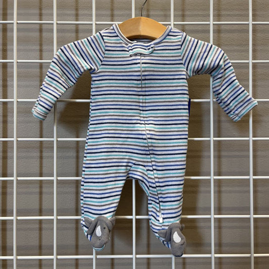 Carter's Stripe Zip Sleeper - NB