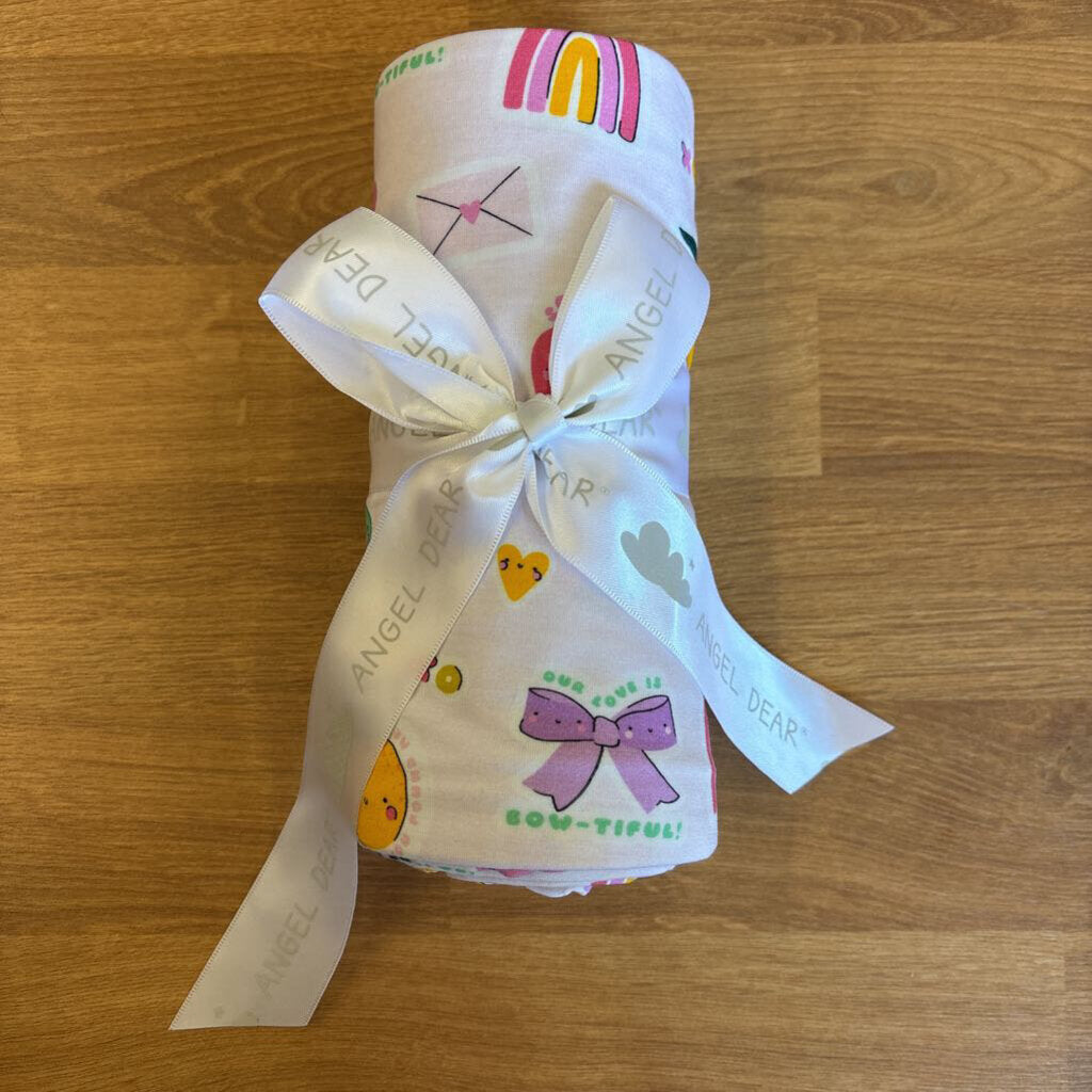 NEW Angel Dear Rainbow Girly Swaddle