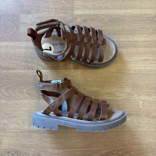 Carter's Brown Gladiator Sandals - 7
