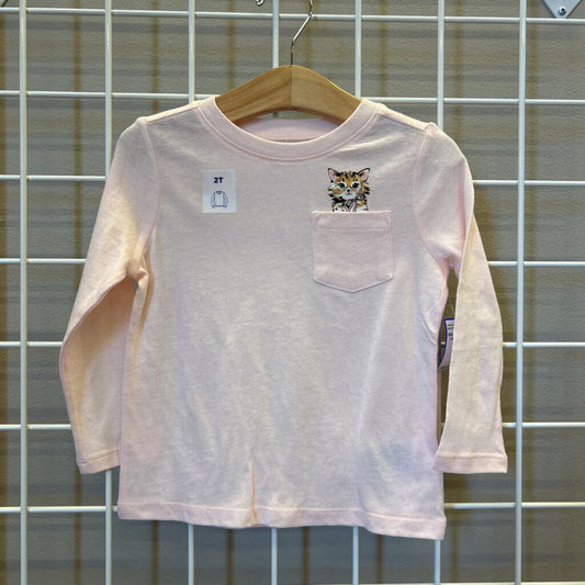 NWT Old Navy Cat LS Tee - 2T