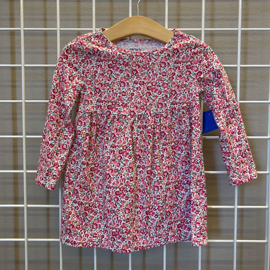Carter's Floral LS Dress - 2T