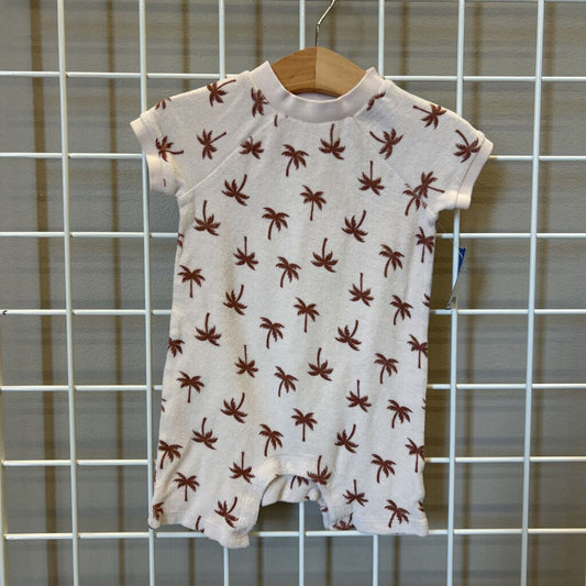 Tucker + Tate Palm Tree Terrycloth Short Romper - 9m