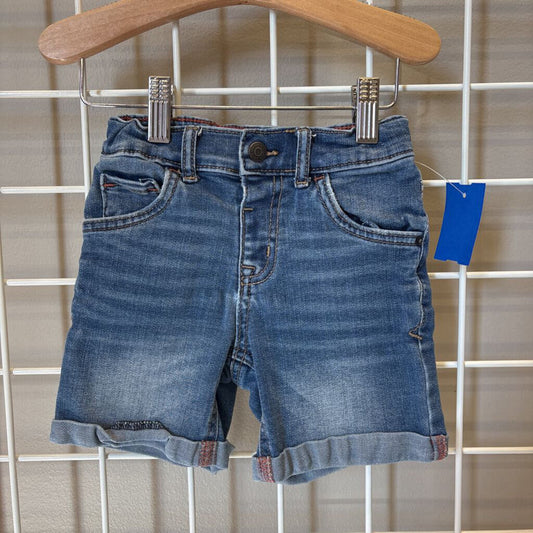 Cat & Jack Cuffed Denim Shorts - 3T