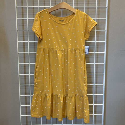 Old Navy Dot SS Dress - 10/12 (small mark back)