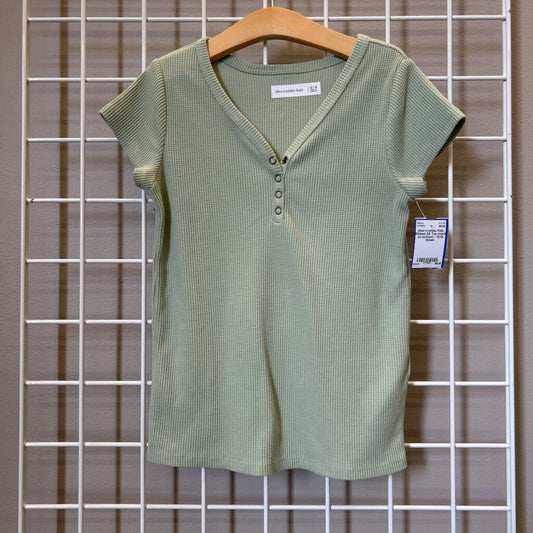 Abercrombie Kids Ribbed SS Top (mark on bottom) - 13/14