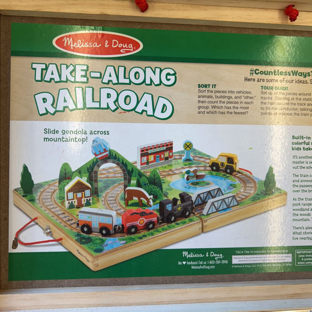 Melissa & Doug Take Along Railroad