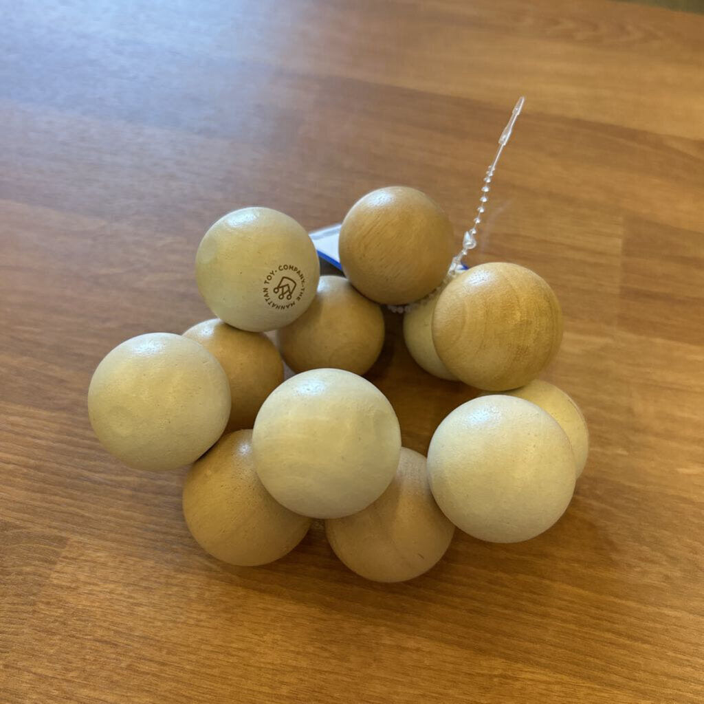 Manhattan Toys Classic Baby Beads - Neutral Wood