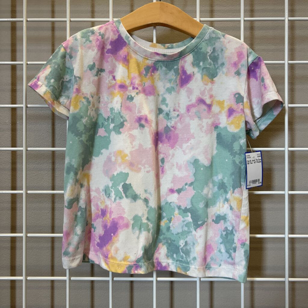 Cat & Jack Tie Dye SS Tee - 6/7