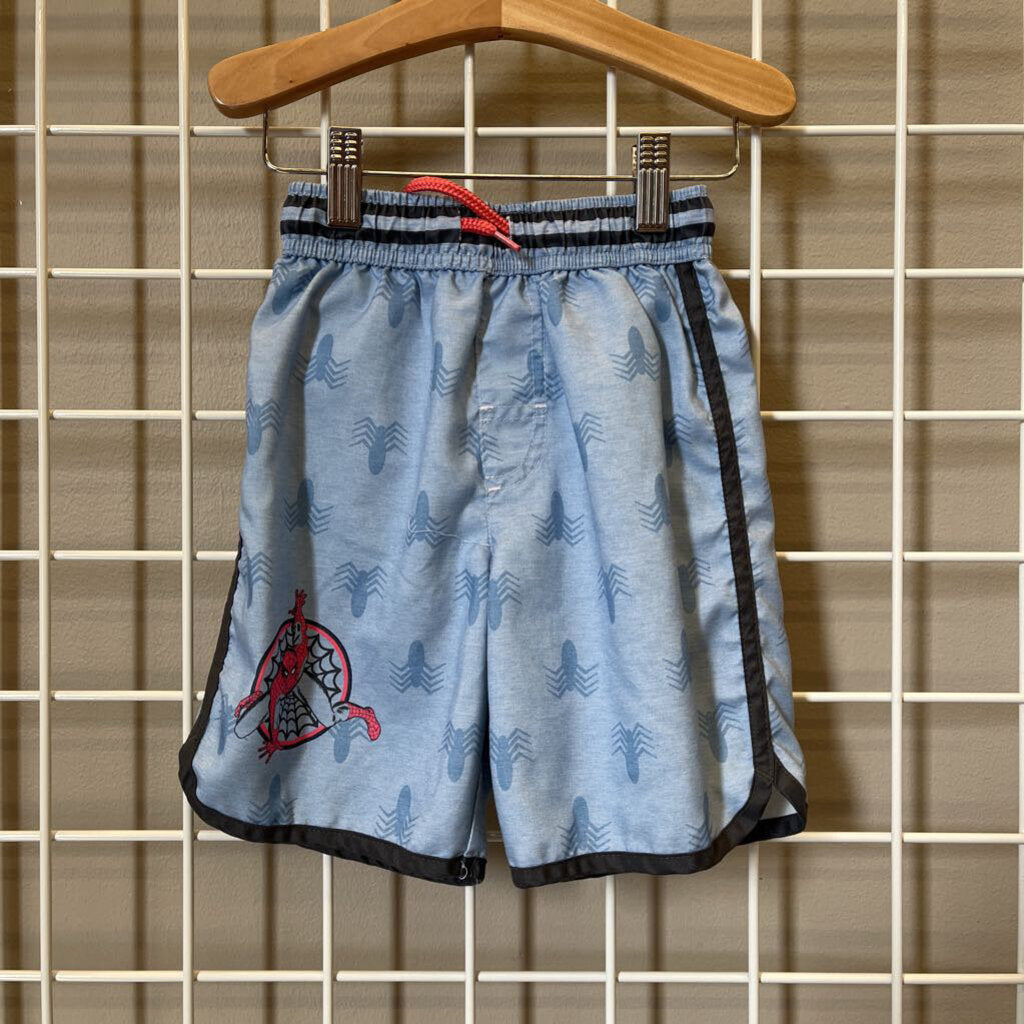 Spiderman Swim Shorts (some snags) - 4T