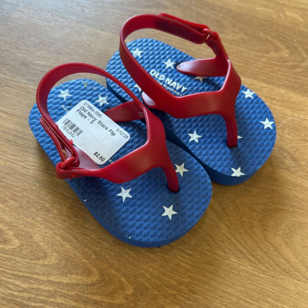 Old Navy Stars Flip Flops - 3