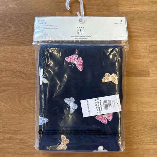 NWT Baby Gap Butterfly Pj Set - 4
