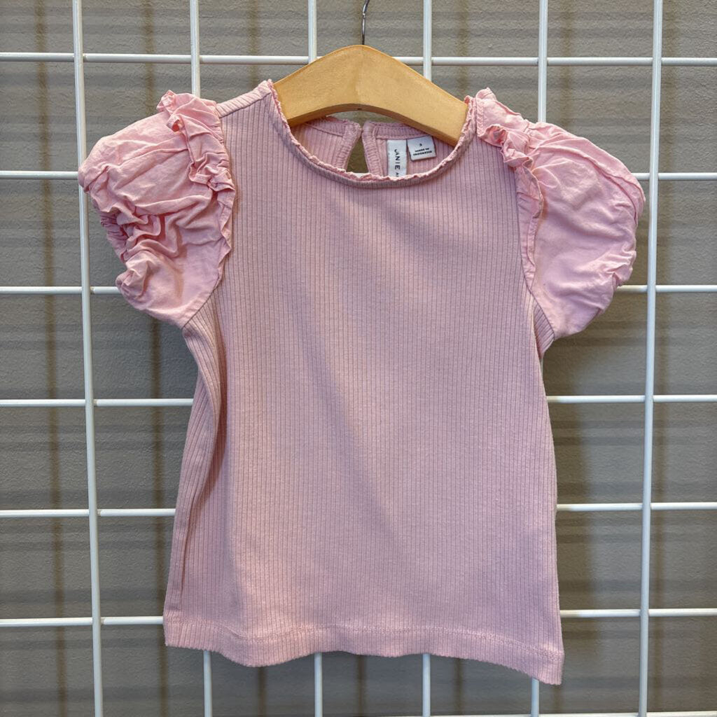 Janie & Jack Ribbed SS Top - 3