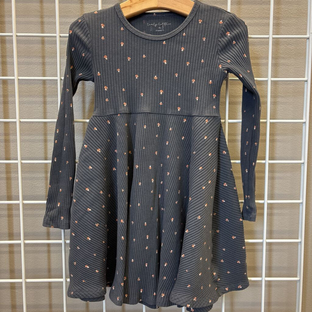 Lovely Littles Mushroom LS Dress - 6
