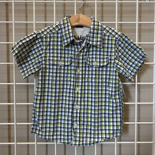Osh Kosh Plaid SS Button Up - 3