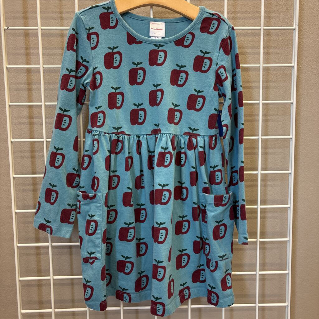 Hanna Andersson Apple LS Dress - 6/7