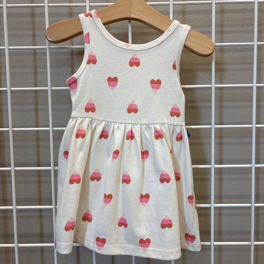 NWT Cat & Jack Heart Tank Dress - 12m