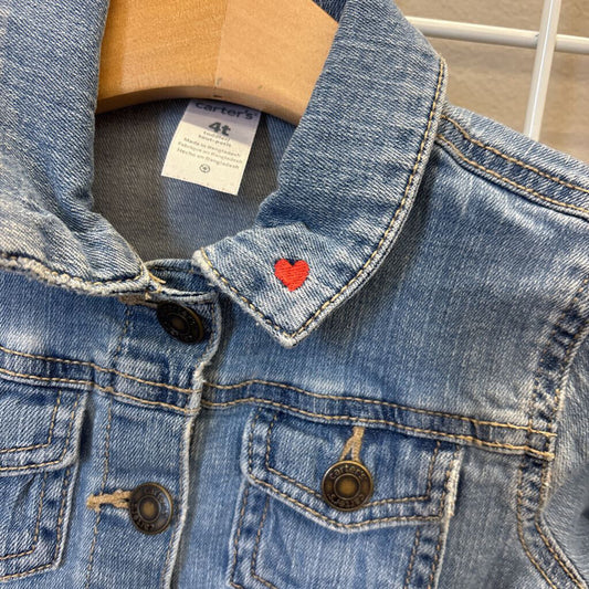 Carter's Denim Jacket (wear) - 4T